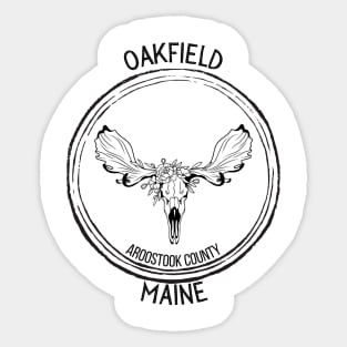 Oakfield Maine Sticker